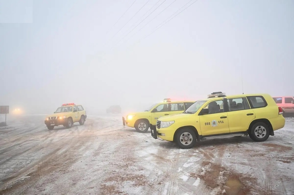 حالة الطقس في السعودية: انخفاض الحرارة وصقيع ورياح نشطة