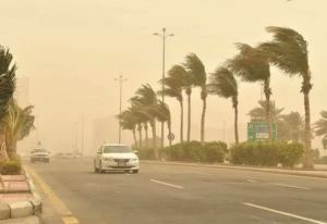 The Meteorology Department warns of strong winds and dust storms in Hail and Tabuk today