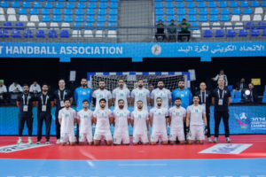 The Saudi national handball team will face Qatar in the opening match of the main round of the 22nd Asian Championship