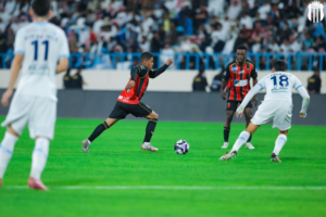 Summary of the Al-Akhdoud vs. Al-Riyadh match: A thrilling 2-2 draw in the Roshan League