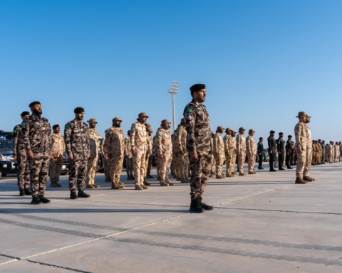 القوات السعودية تشارك في تمرين أمن الخليج العربي 4 بقطر