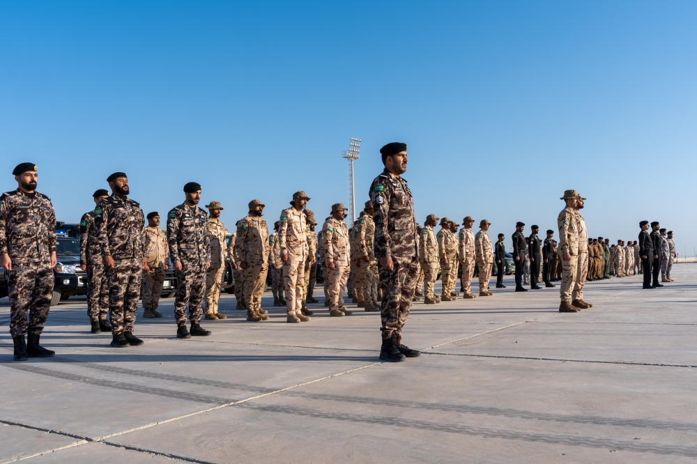 القوات السعودية تشارك في تمرين أمن الخليج العربي 4 بقطر