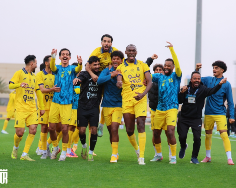 Yellow League standings: Al-Oruba in second place and Al-Diriyah in third after round 18