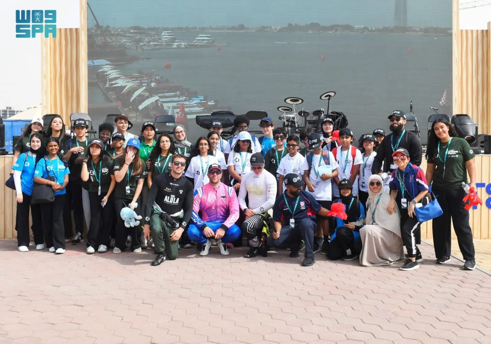 مبادرة تعليمية لطلاب المدارس في بطولة E1 للزوارق بجدة