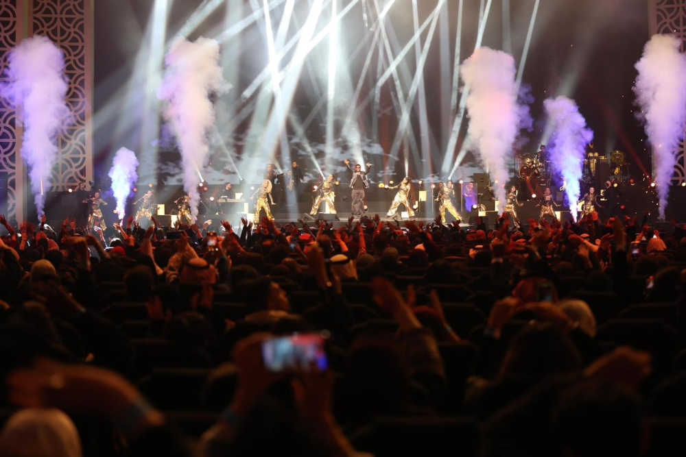 حفل أحمد سعد وهيفاء وهبي في موسم الرياض يحقق نجاحاً باهراً