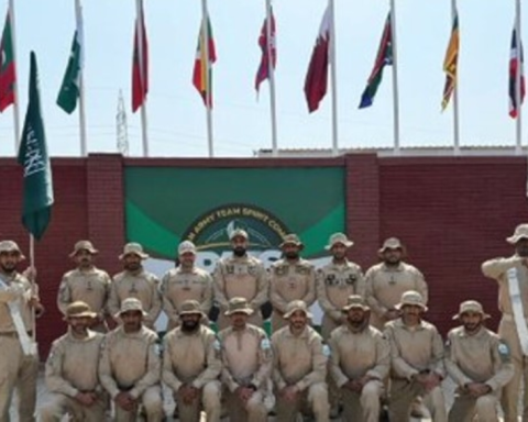 الداخلية السعودية تشارك في مسابقة روح الفريق العسكرية 2024