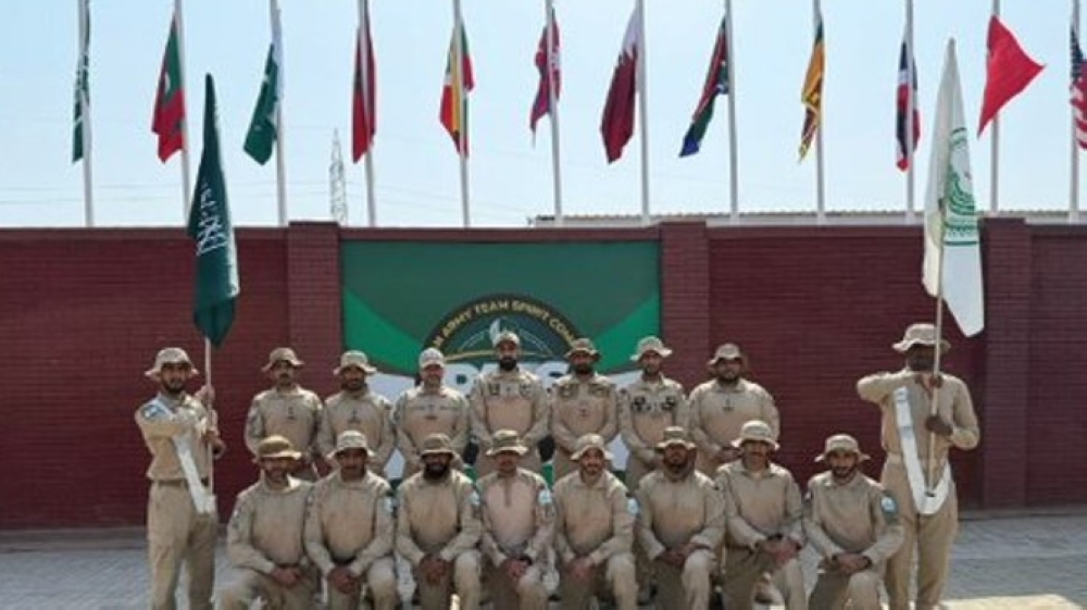 الداخلية السعودية تشارك في مسابقة روح الفريق العسكرية 2024