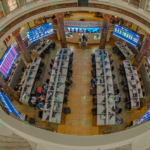 The Egyptian stock market is declining, with market capitalization losing 23 billion Egyptian pounds