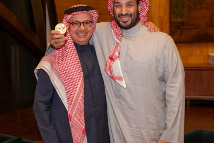 Crown Prince receives Omar Yaghi, winner of the 2025 Nobel Prize in Chemistry