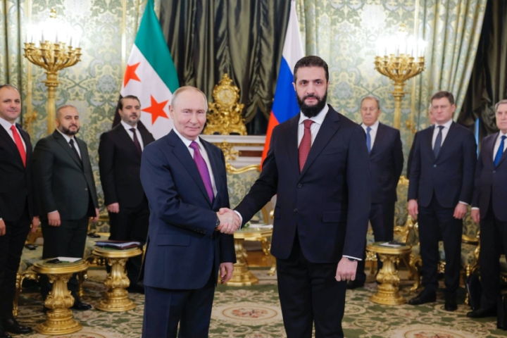 Putin and al-Sharaa discuss the future of Syria and bilateral relations in Moscow