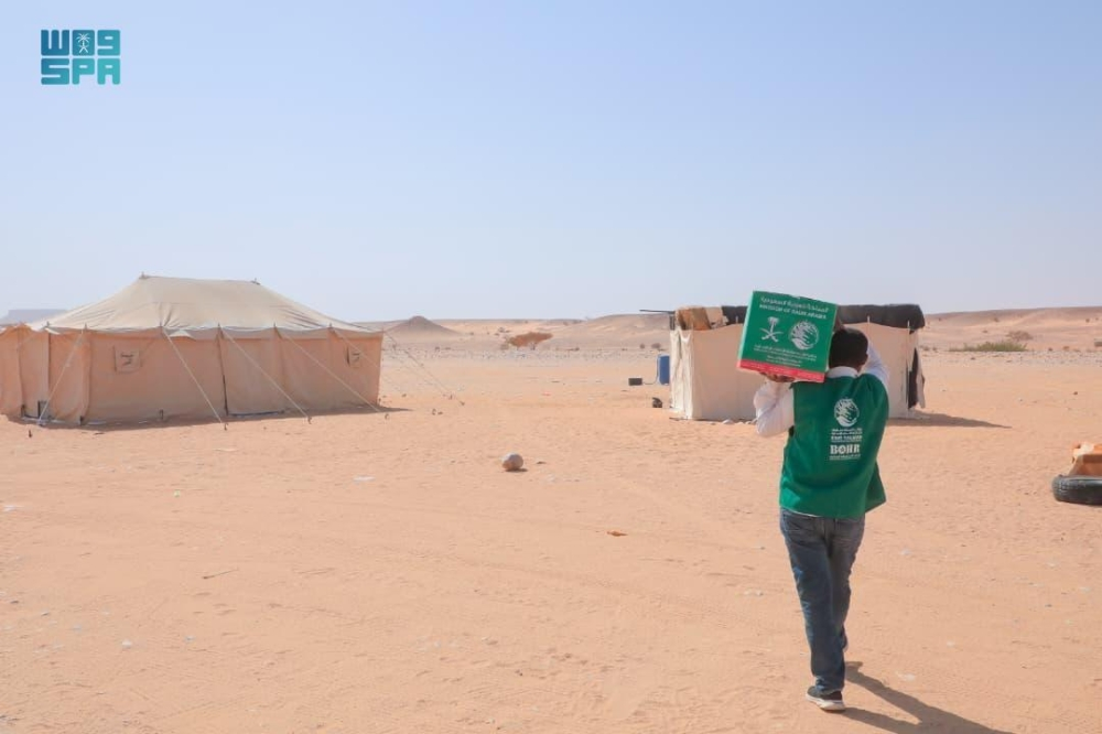 Saudi aid in Hadramawt: Food baskets and winter vouchers