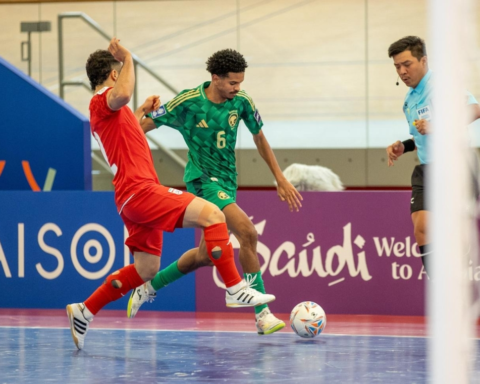 Saudi futsal team loses to Iran in the Asian Cup