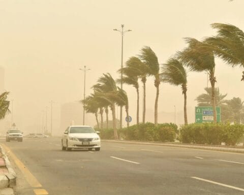 Najran weather: Meteorology warns of active winds and dust until the evening