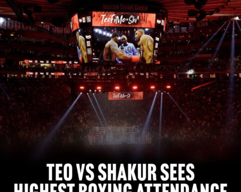 A record-breaking attendance of 21,000 spectators was set at Madison Square Garden