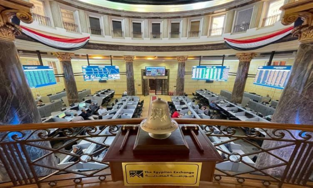 The Egyptian stock exchange gains 27 billion Egyptian pounds, and the main index jumps sharply