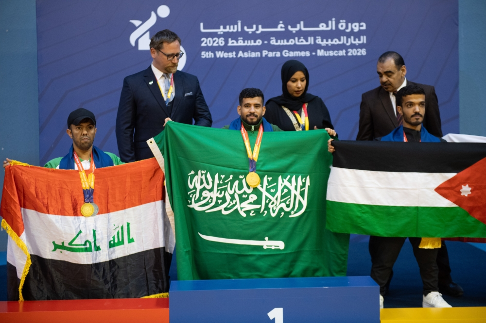 السعودية تحصد 45 ميدالية في بارالمبية غرب آسيا بمسقط