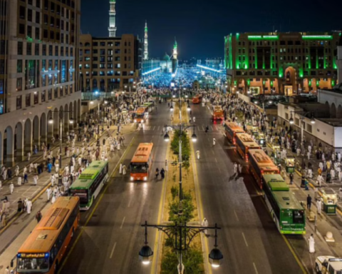 Madinah Buses: Shuttle service for visitors to the Haram during Ramadan