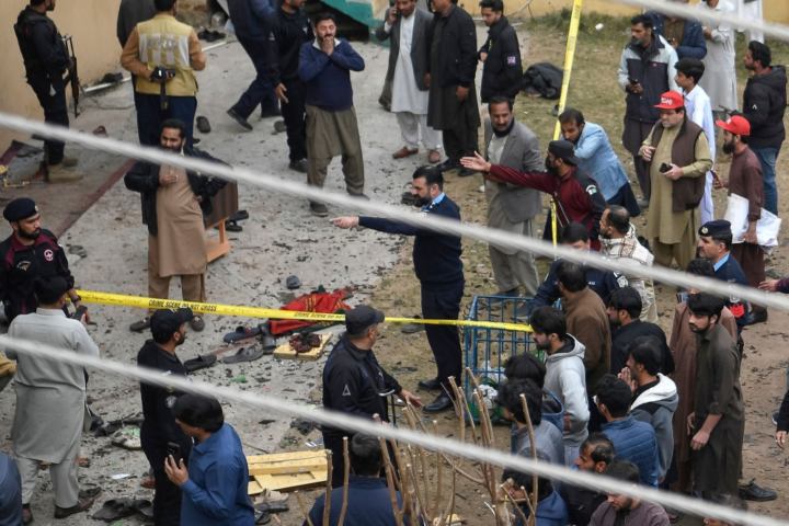 Mosque bombing in Pakistan leaves dozens dead and wounded