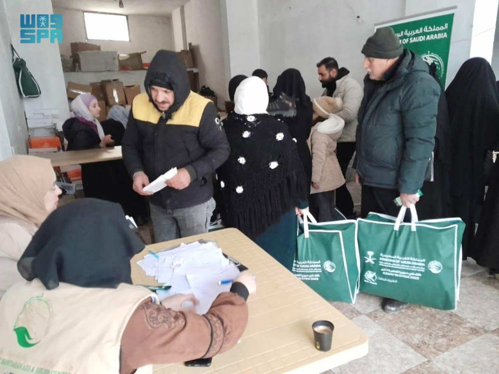 مساعدات سعودية شتوية تصل إلى 3 محافظات سورية عبر مركز الملك سلمان