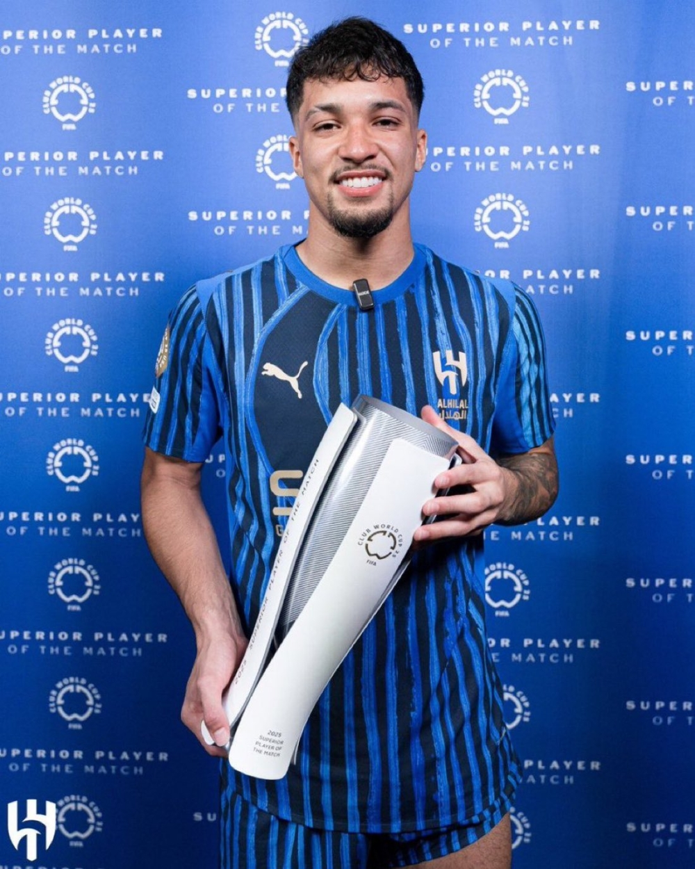 The reason for Leonardo's exclusion from the Al-Hilal vs. Shabab Al-Ahli Champions League match