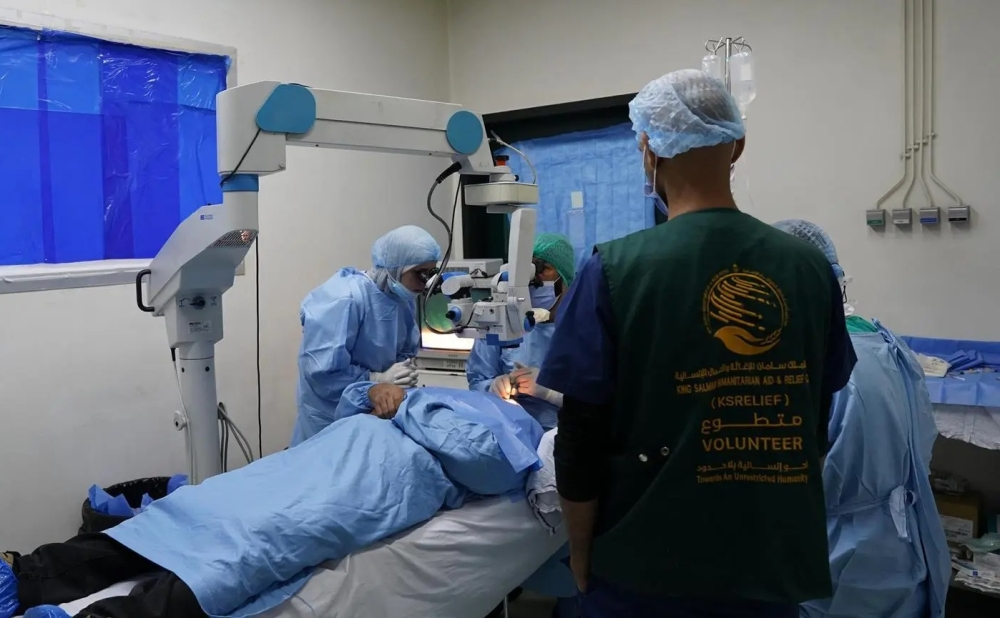مركز الملك سلمان للإغاثة: حملة ناجحة لمكافحة العمى في سوريا