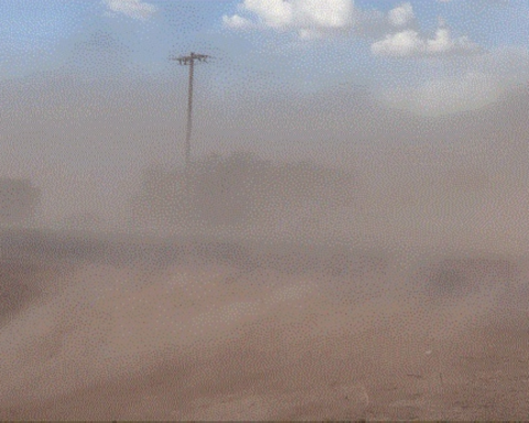 Northern Borders Weather: Warning of strong winds and reduced visibility