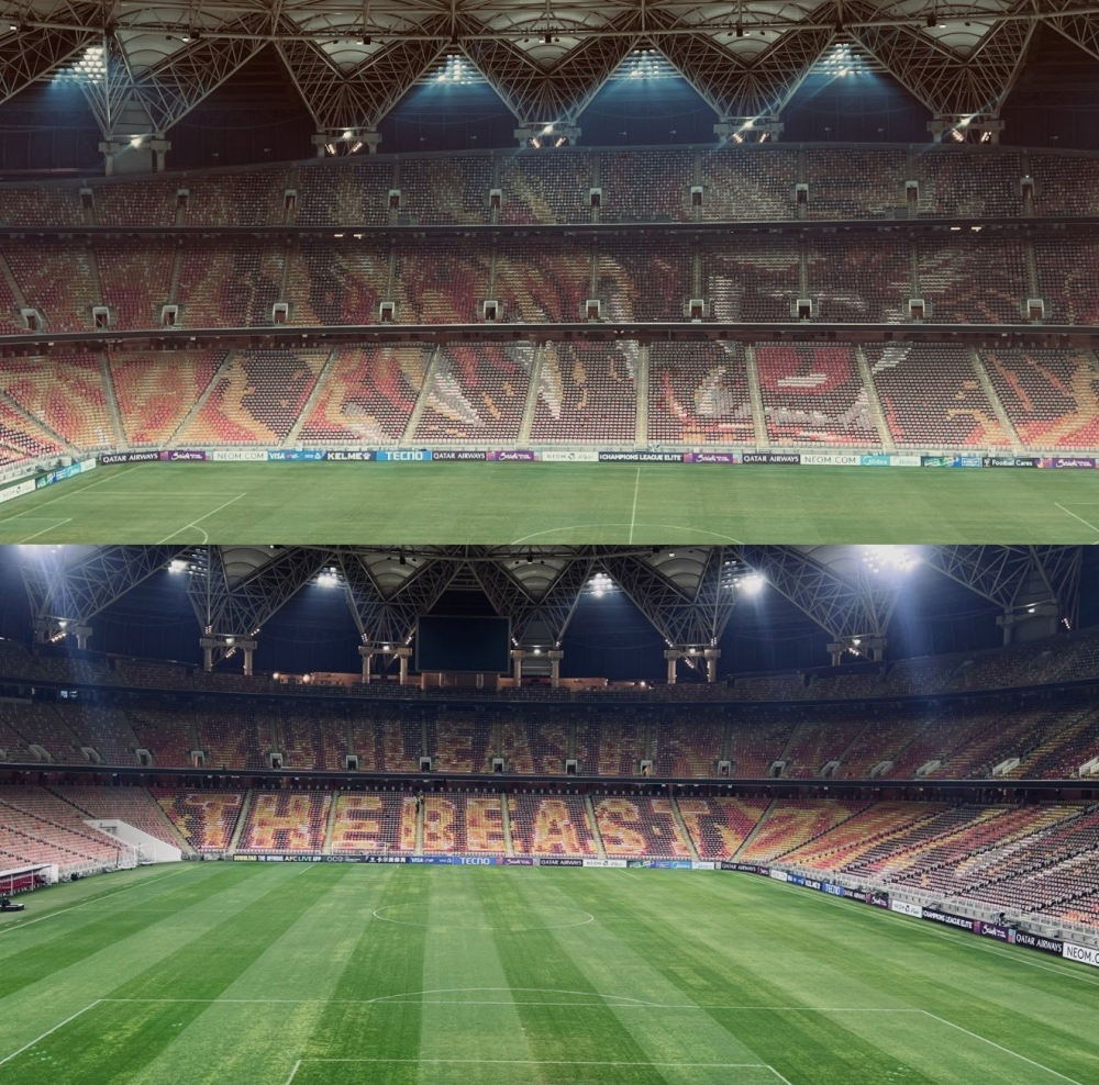 تيفو الاتحاد 'مخالب النمر' يزين مواجهة الغرافة بدوري أبطال آسيا