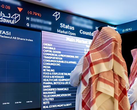 The Saudi stock market (TASI) was stable at the start of trading on Wednesday