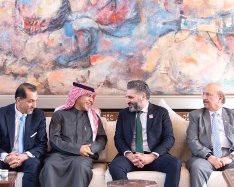 The Saudi ambassador visits the Kingdom's pavilion at the Damascus Book Fair 2026