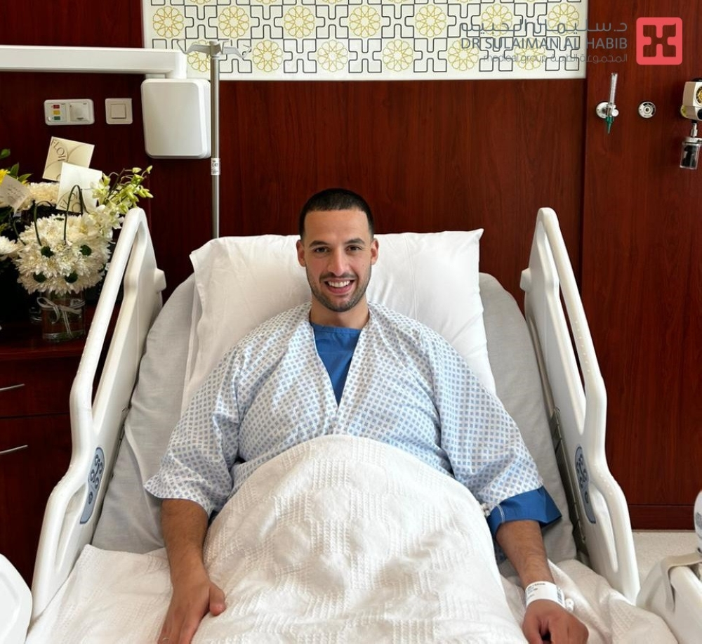 Successful cruciate ligament surgery for coach Saad Al-Mishal at Al-Habib Hospital in Al-Khobar