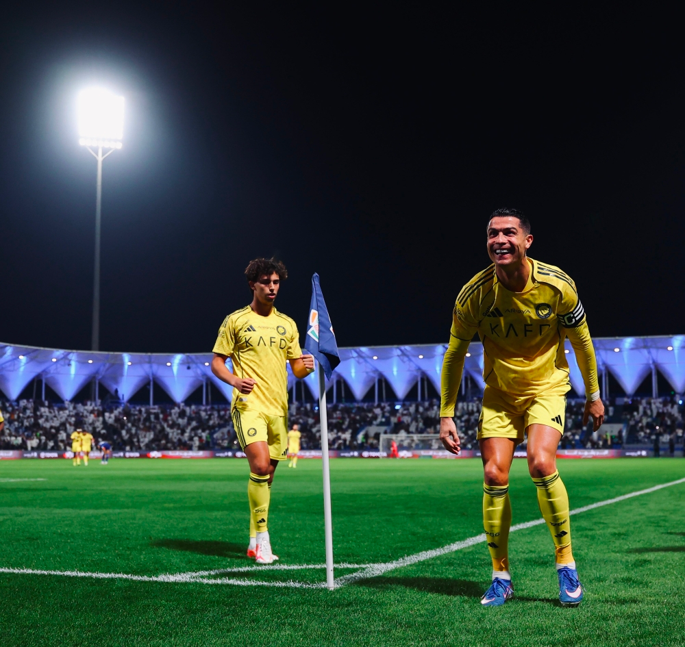 رونالدو يعود بهدف ويقود النصر للفوز في دوري روشن السعودي