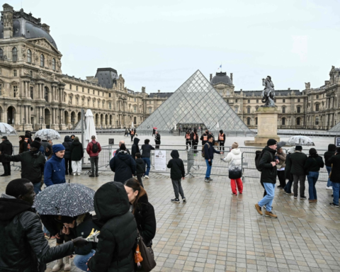 The Louvre Museum is partially closed due to a staff strike in Paris