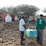 Saudi shelter aid for displaced people in Haradh, Hajjah Governorate