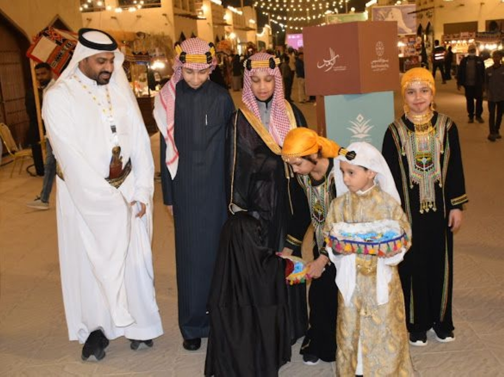 القطيف تحتفل بيوم التأسيس السعودي في مشروع الرامس