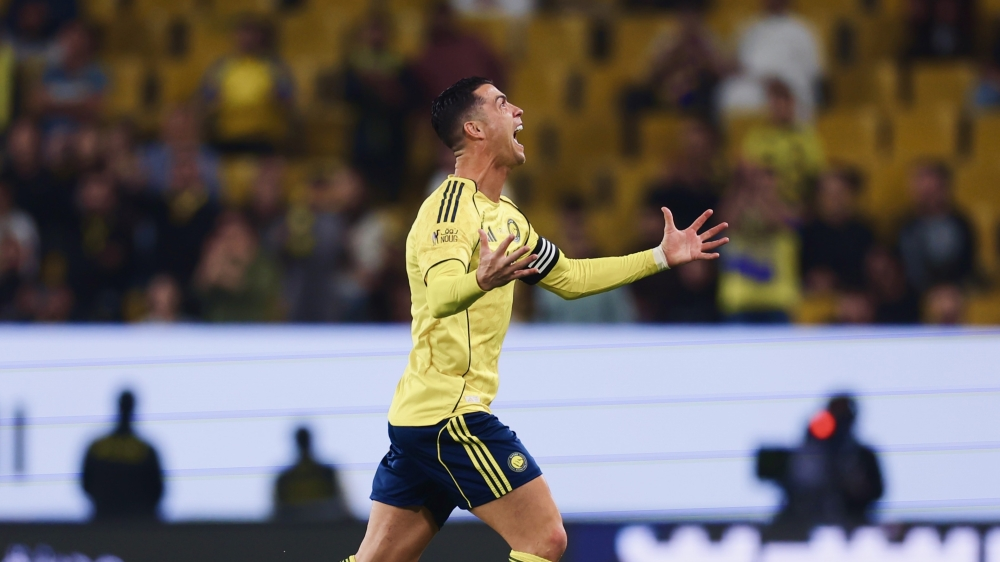 Cristiano Ronaldo scores his 14th brace for Al-Nassr in the Roshan League