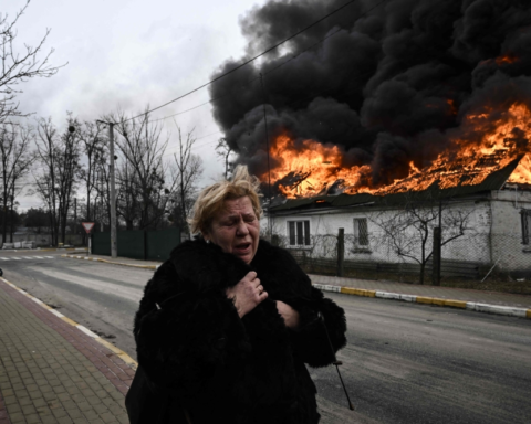 Russian missile attack on Kyiv ahead of the second anniversary of the war