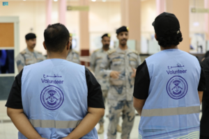 استقبال المعتمرين المصريين في ينبع لأداء عمرة رمضان