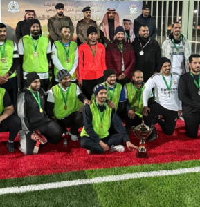 اختتام بطولة الدفاع المدني بالقريات بالشراكة مع نادي القريات