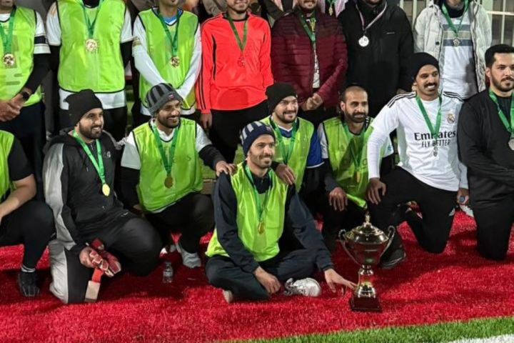 اختتام بطولة الدفاع المدني بالقريات بالشراكة مع نادي القريات