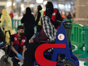 الهلال الأحمر يفعل العربات الكهربائية الإسعافية بالمدينة المنورة