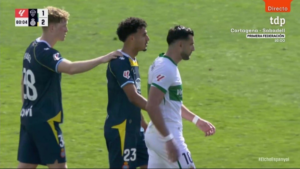 إيقاف مباراة إلتشي وإسبانيول بسبب العنصرية ضد عمر الهلالي