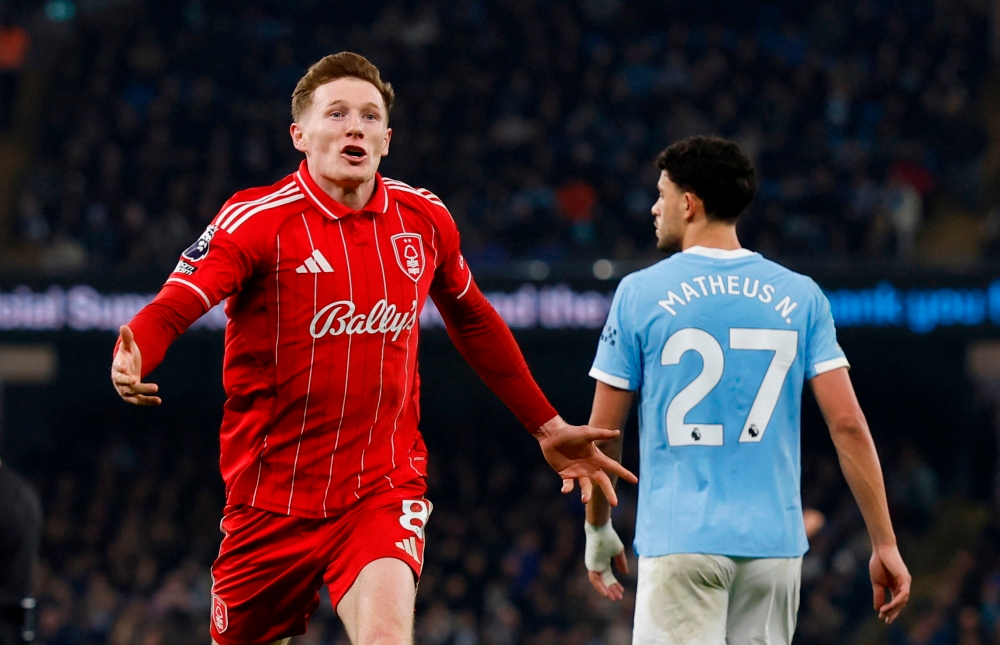 ملخص مباراة مانشستر سيتي ونوتينغهام فورست والتعادل 2-2