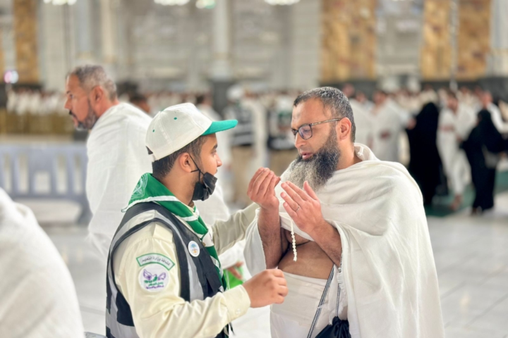 45 ألف ساعة من الكشافة لخدمة المعتمرين في رمضان بالحرم