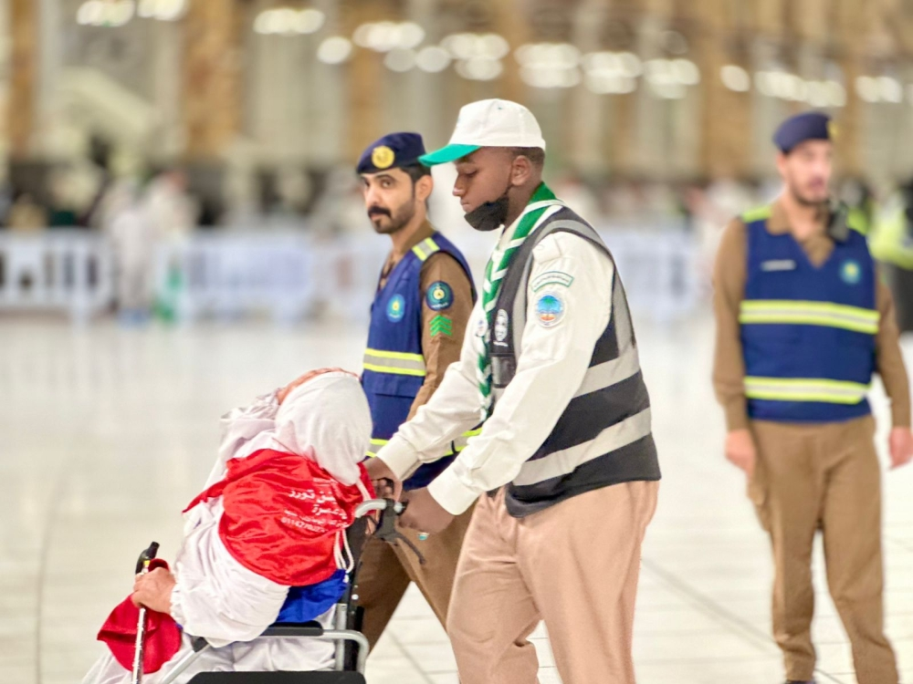 جهود الكشافة في الحرم