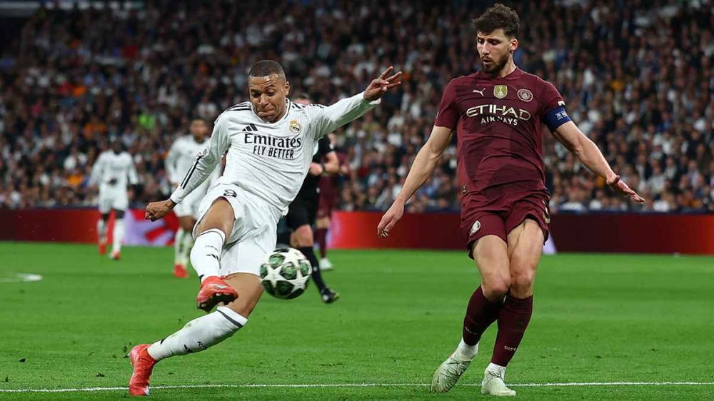 Date of the Real Madrid vs. Manchester City match in the Champions League