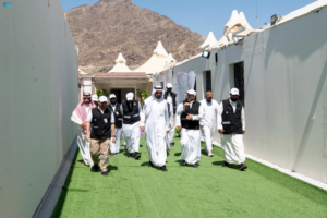 وزير الحج يتفقد المشاريع التطويرية في المشاعر المقدسة