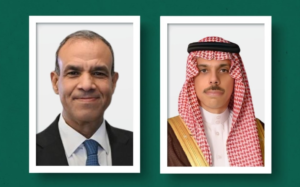 The Saudi Foreign Minister discusses regional developments with his Egyptian counterpart