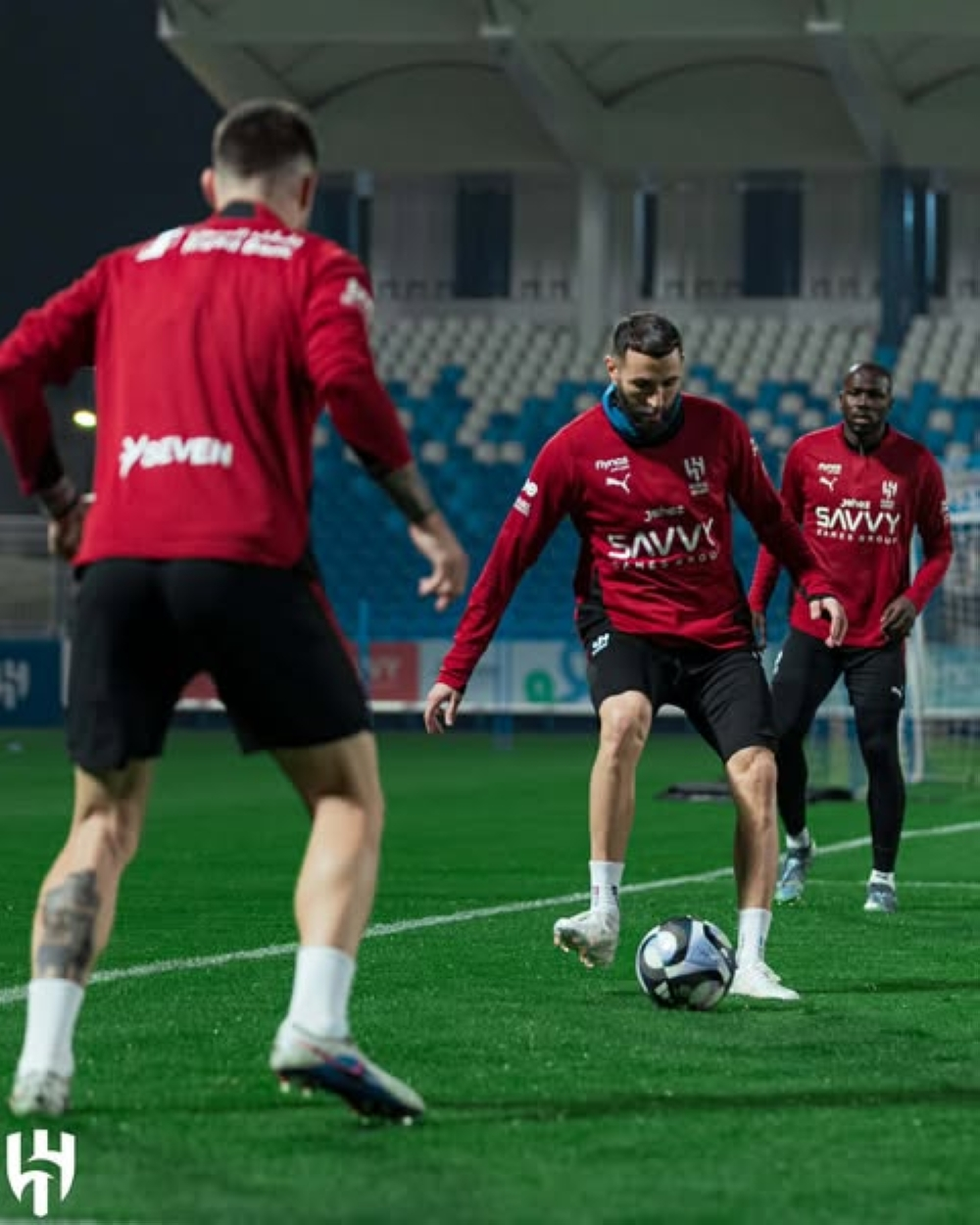 Al-Hilal's expected lineup for the Al-Fateh match in the Roshan League