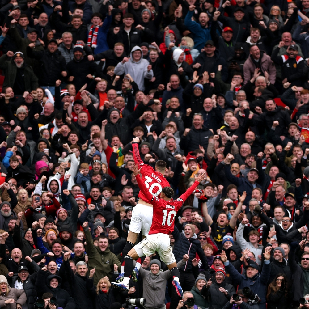 فوز مانشستر يونايتد على أستون فيلا | انفراد بالمركز الثالث