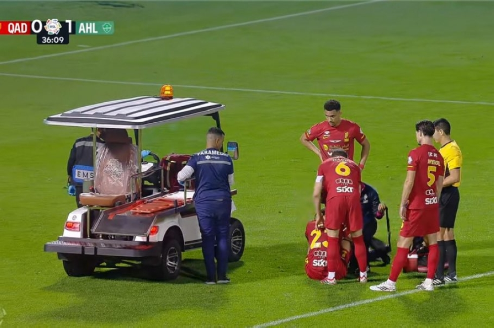 تفاصيل إصابة وليد الأحمد بقطع في الرباط الصليبي